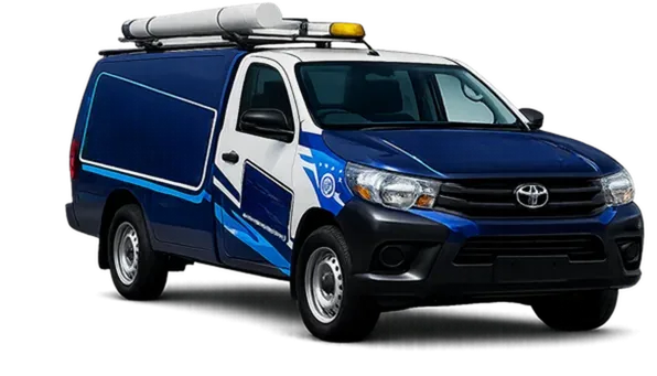Licensed plumber van servicing Ashfield